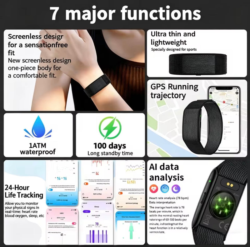 Tacet – Screenless Smart Watch